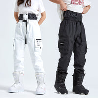 Couple Outdoor Cargo Snowboard Pants Riuiyele