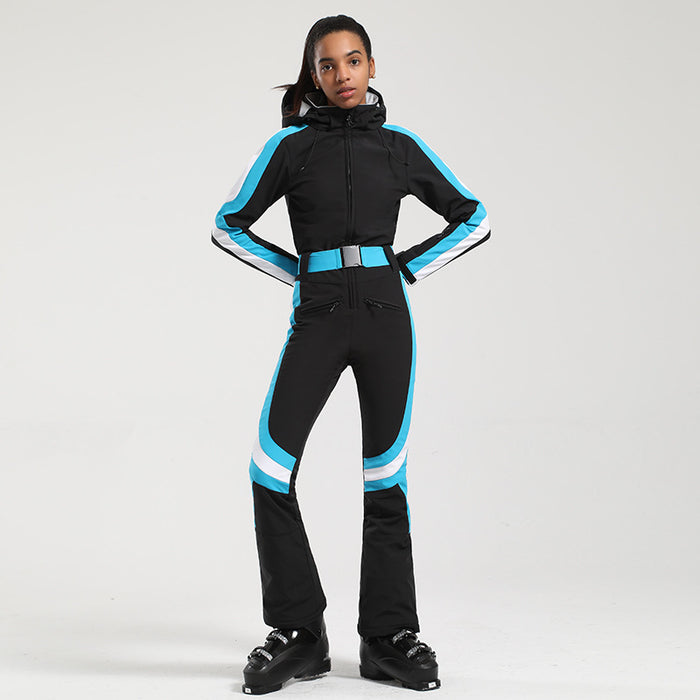 Winter Warm Belted Ski & Snowboard Jumpsuit 