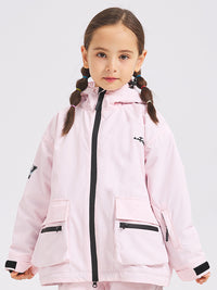 Children Ski Jackets Hooded Jackets Winter Thickening Overcoats Riuiyele