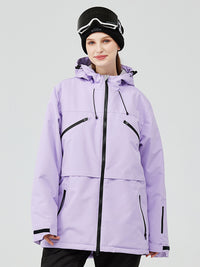 Women's Anorak Snow Jacket Mountain Adventure Ski Coat 