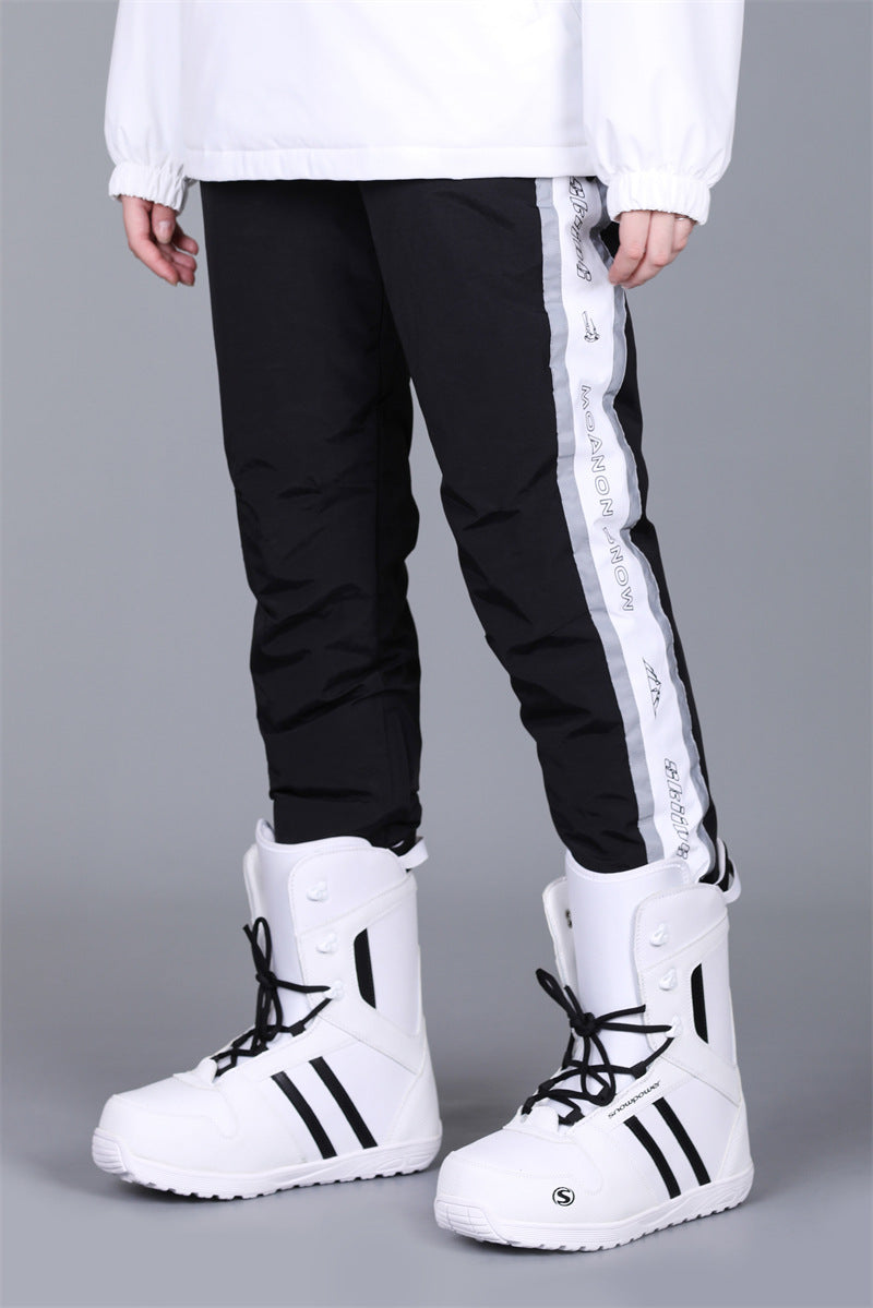 Winter Reflective Snow Pants Outdoor Waterproof Trousers 