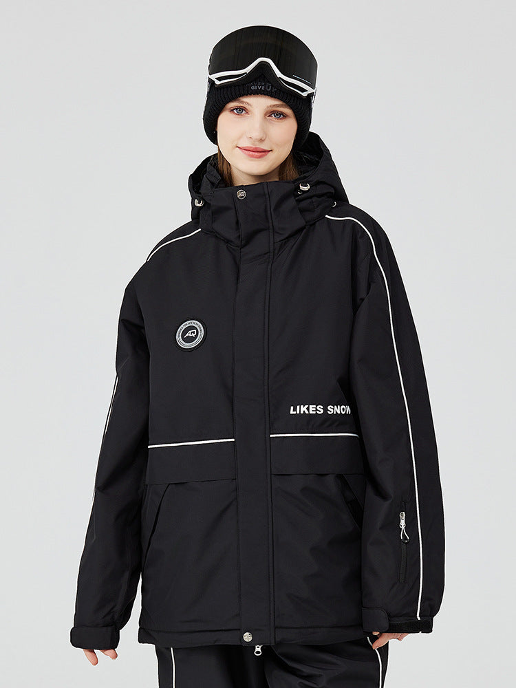 2025 Winter Windproof Women Insulated Ski Jacket