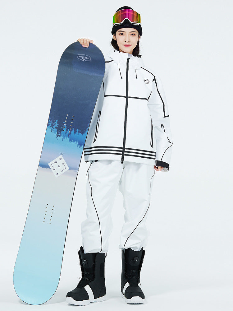 Couple Ski Suits Set Outdoor Adventure Snow Jacket & Pants Set