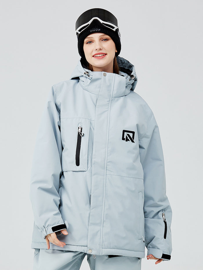 Outdoor Hooded Ski & Snow Jacket Thicken Ski Overalls Tops 