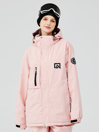 Outdoor Hooded Ski & Snow Jacket Thicken Ski Overalls Tops 