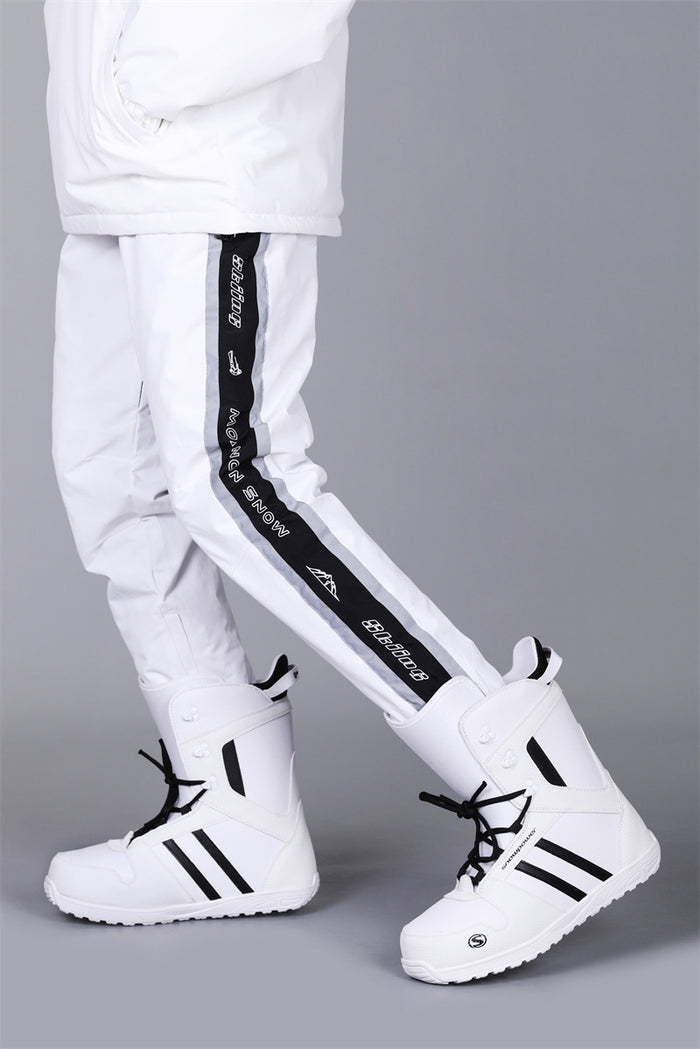 Winter Reflective Snow Pants Outdoor Waterproof Trousers 