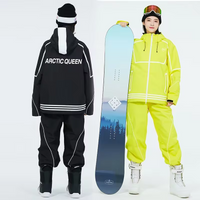 Couple Ski Suits Set Outdoor Adventure Snow Jacket & Pants Set Riuiyele