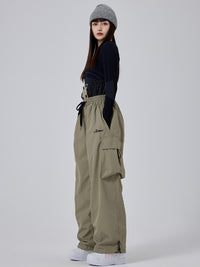 Unisex Cool Baggy Ski Pants Oversized Style Trousers Riuiyele