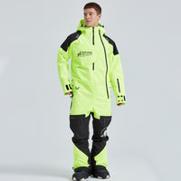 Couple Coveralls Winter Outdoor Waterproof One Piece Ski Suits