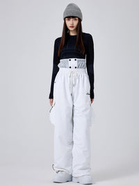 Unisex Cool Baggy Ski Pants Oversized Style Trousers Riuiyele