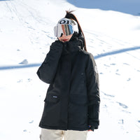 Fashion Padded Snow Suit Outdoor Cargo Snowboard Jacket & Pants Riuiyele