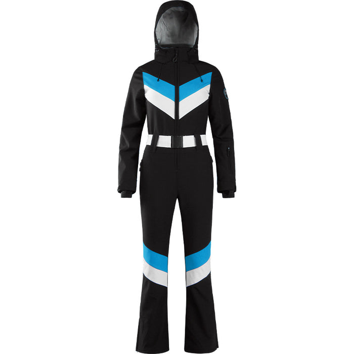 Retro Style One-piece Ski Suit Thick Outdoor Snowwear