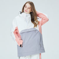 Matching Couple Anorak Snow Jacket Outdoor Half-zip Anorak Jacket 