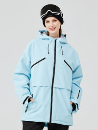 Women's Anorak Snow Jacket Mountain Adventure Ski Coat 