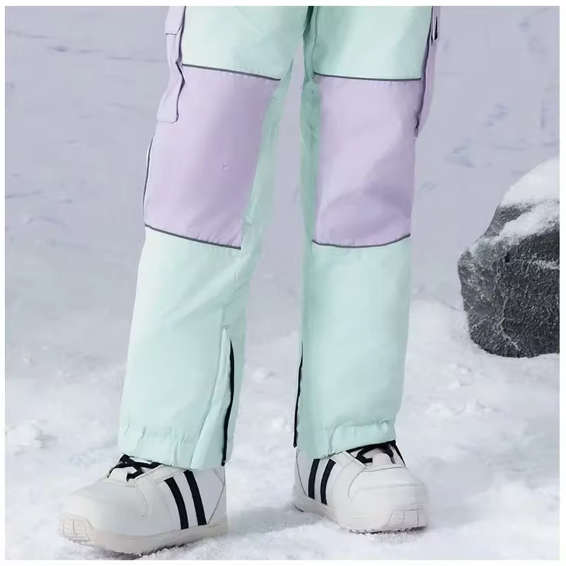 Simple Windproof Snow Suits Fit Slim Snowwear