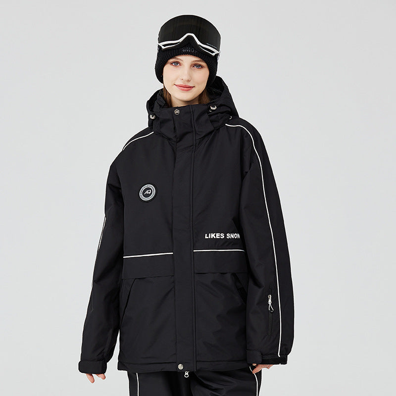 2025 Winter Windproof Women Insulated Ski Jacket