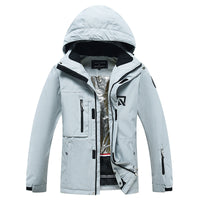 Outdoor Hooded Ski & Snow Jacket Thicken Ski Overalls Tops 