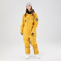 Couple Snowboard Jumpsuits Loose Warm Snowboard Wear Riuiyele