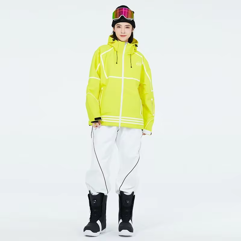 Couple Ski Suits Set Outdoor Adventure Snow Jacket & Pants Set Riuiyele