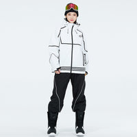 Couple Ski Suits Set Outdoor Adventure Snow Jacket & Pants Set Riuiyele