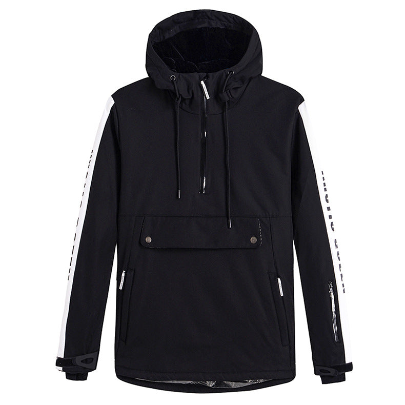 Elegant Warm Snow Anorak Jacket Outdoor Sports Pullover 