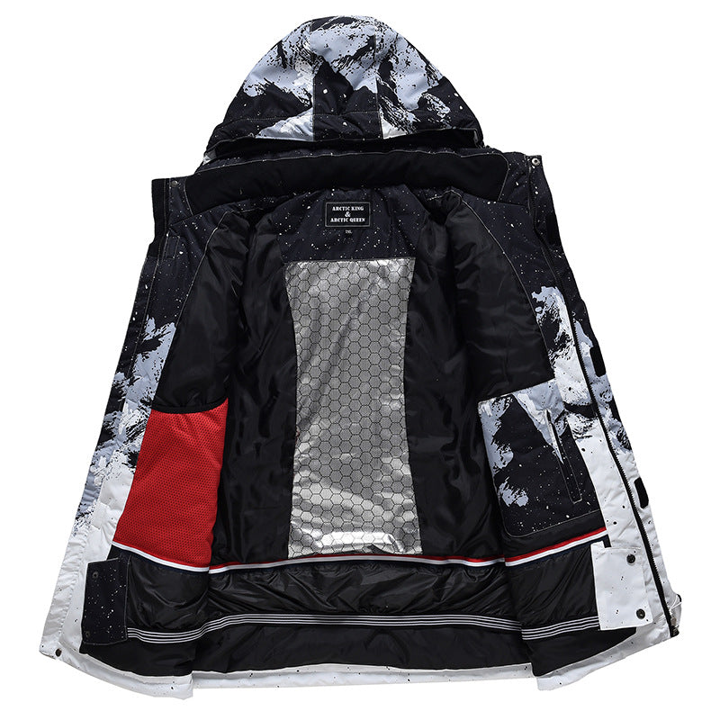 Sporty Winter Ski Snow Jacket Windproof Snowear 