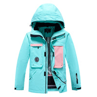 Girls Warm Ski Jacket Slim Fit Snowboard Coat for Adventure 