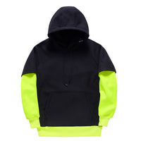 Fashion Unisex 2 In 1 Snow Hoodies Kangaroo Pocket Pullover 