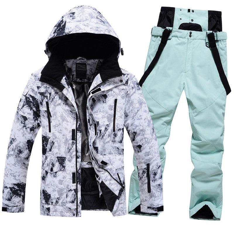 Couple Insulated Skiing Snowboarding Set