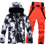 Riuiyele Waterproof Women Ski Jacket and Bib Pants 