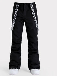 Affordable Ski Snow Bib Pants Thicken Waterproof Loose Snow Trousers