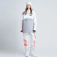 Couple Anorak Jacket & Pants Outdoor Snow Suit Sets RIUIYELE