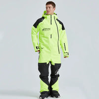 Couple Coveralls Winter Outdoor Waterproof One Piece Ski Suits Riuiyele