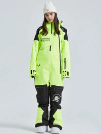 Couple Coveralls Winter Outdoor Waterproof One Piece Ski Suits