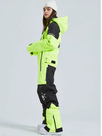 Couple Coveralls Winter Outdoor Waterproof One Piece Ski Suits