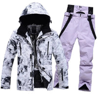 Couple Insulated Skiing Snowboarding Set Riuiyele