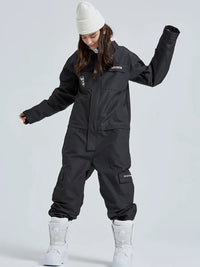 Couple One Piece Winter Waterproof Ski Suits