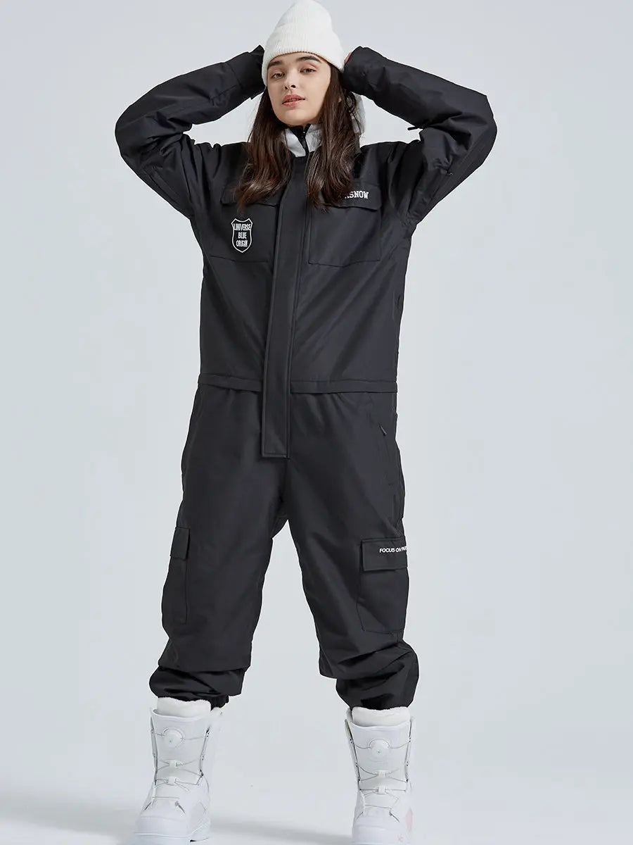 Couple One Piece Winter Waterproof Ski Suits