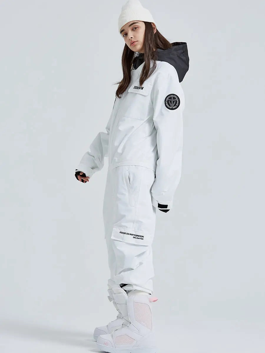 Couple One Piece Winter Waterproof Ski Suits