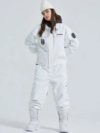 Couple One Piece Winter Waterproof Ski Suits