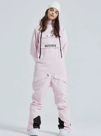 Cute One Piece Snowsuits Overalls Couple Outdoor Skiing Jumpsuits