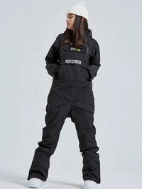 Cute One Piece Snowsuits Overalls Couple Outdoor Skiing Jumpsuits