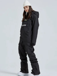 Cute One Piece Snowsuits Overalls Couple Outdoor Skiing Jumpsuits