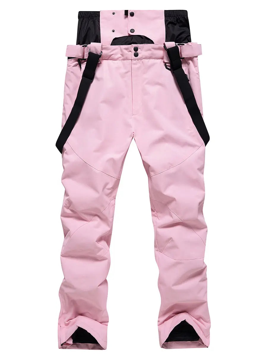 Detachable Ski Bibs & Pants Girls Double Strap Snow Pants 