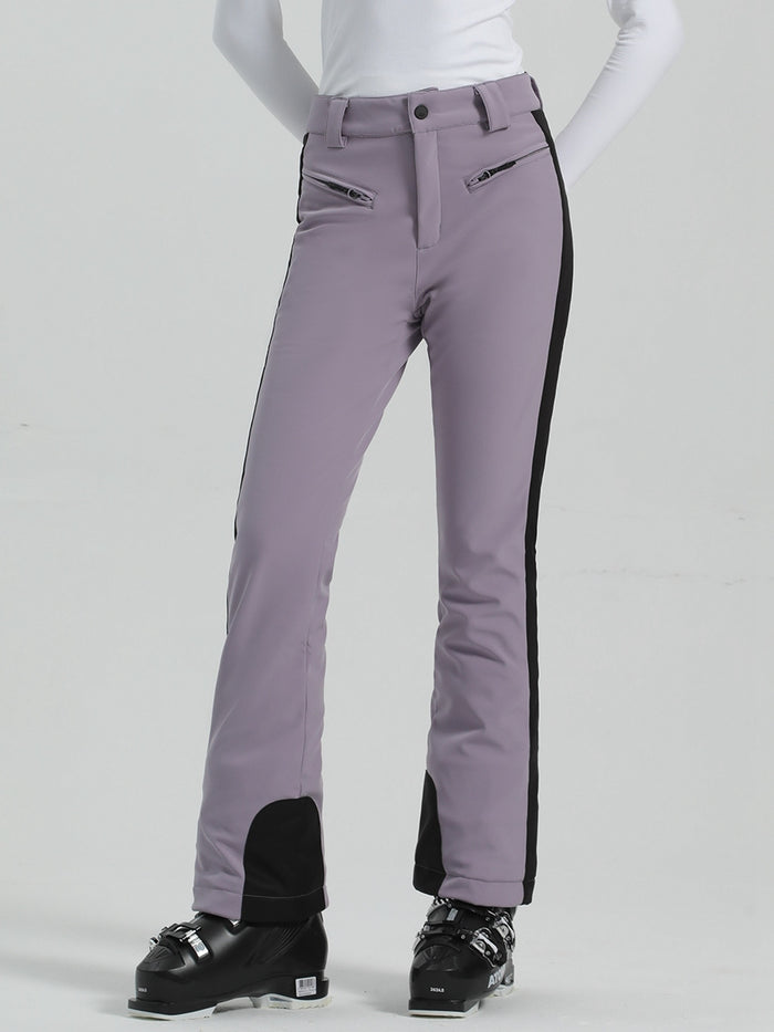 High Waist Slim Snow Pants