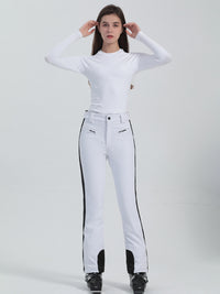 High Waist Slim Snow Pants