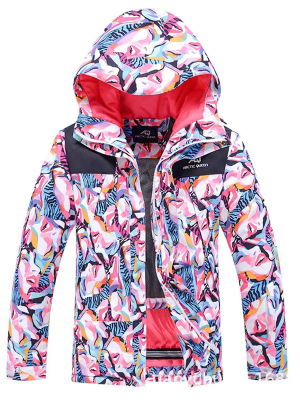 Girls' Anorak Ski Jacket Insulated Snow Suits Riuiyele