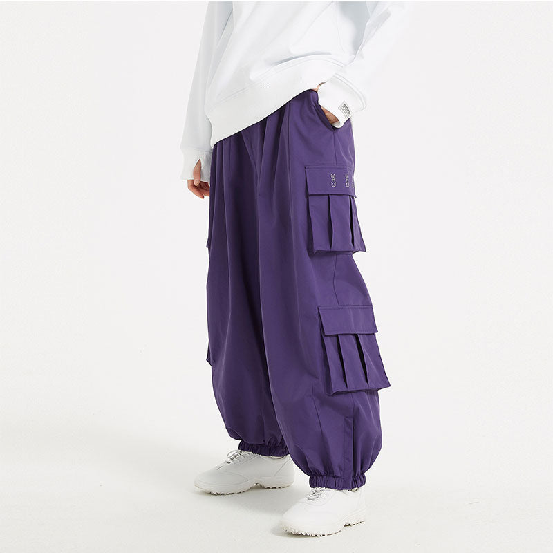 2025 Oversize Baggy Ski Pants for Couple Riuiyele