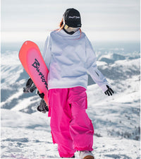 2025 Oversize Baggy Ski Pants for Couple Riuiyele