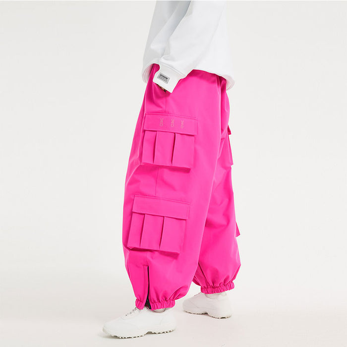 2025 Oversize Baggy Ski Pants for Couple Riuiyele